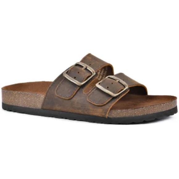 Mountain Sole Shoes - New in Box Mountain Sole Ladies Double Buckle Leather Sandal Size 11M